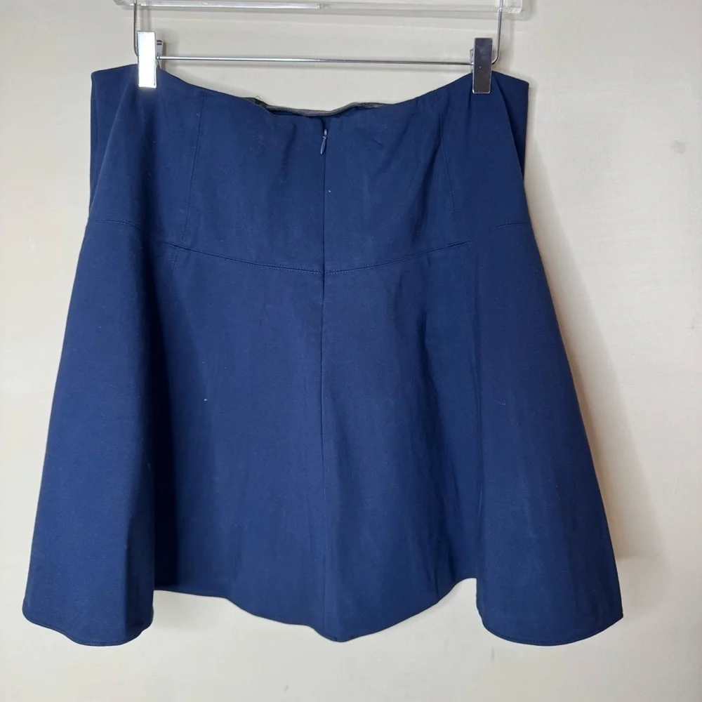 Lauren Ralph Lauren Women Sz 16 Navy Blue skater Skirt